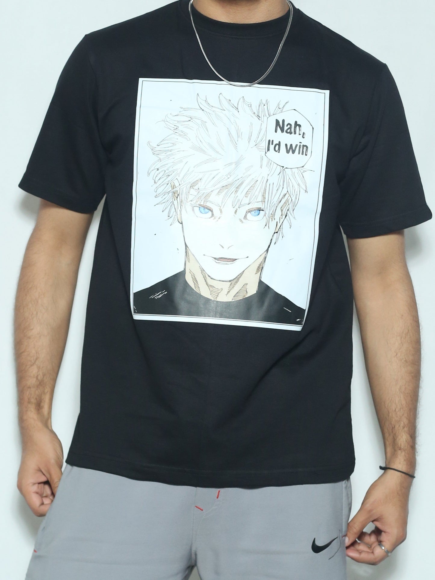 Gojo Nah, I'd win Oversized T shirt