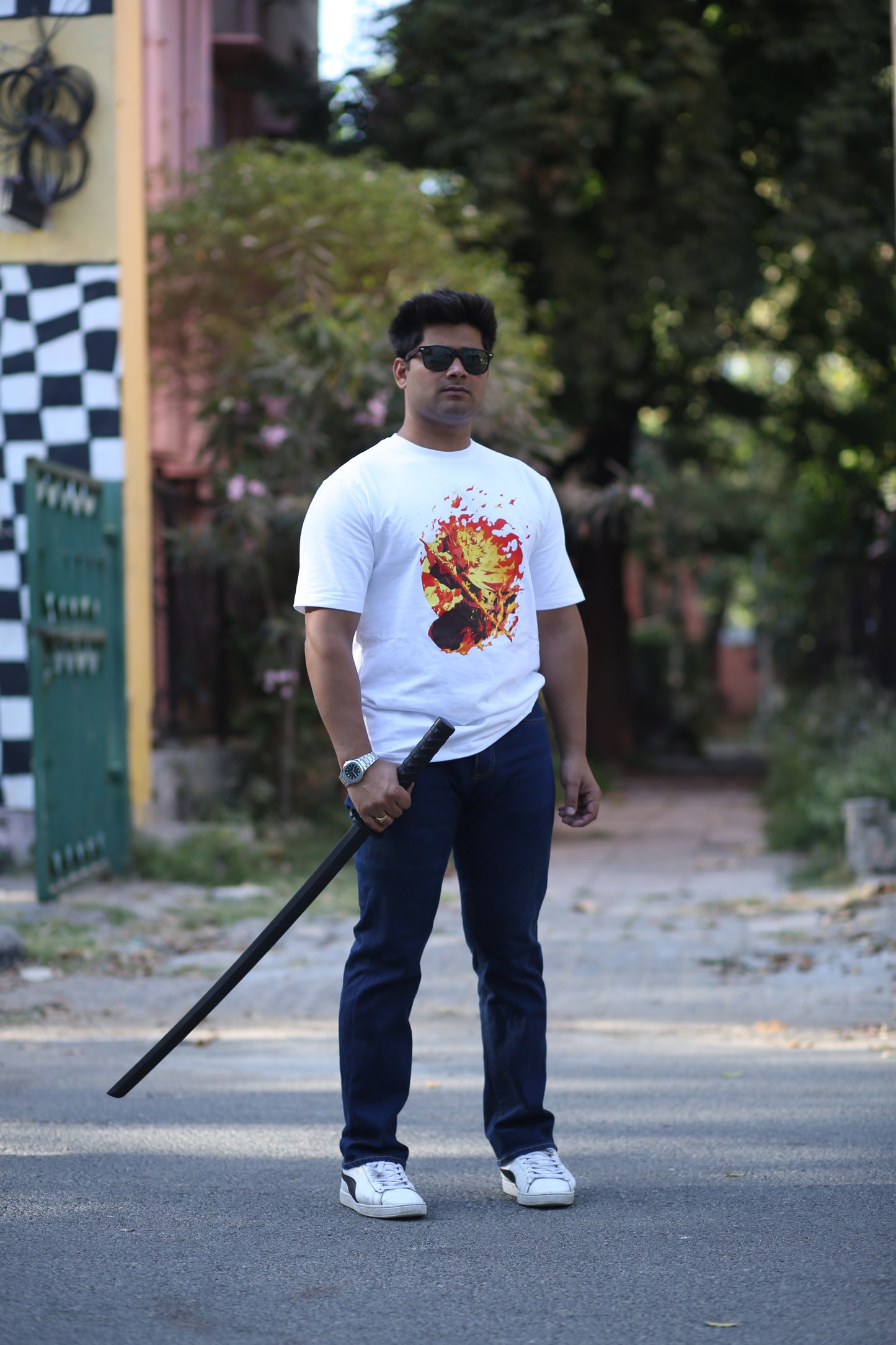 Demon Slayer Rengoku Oversized T shirt