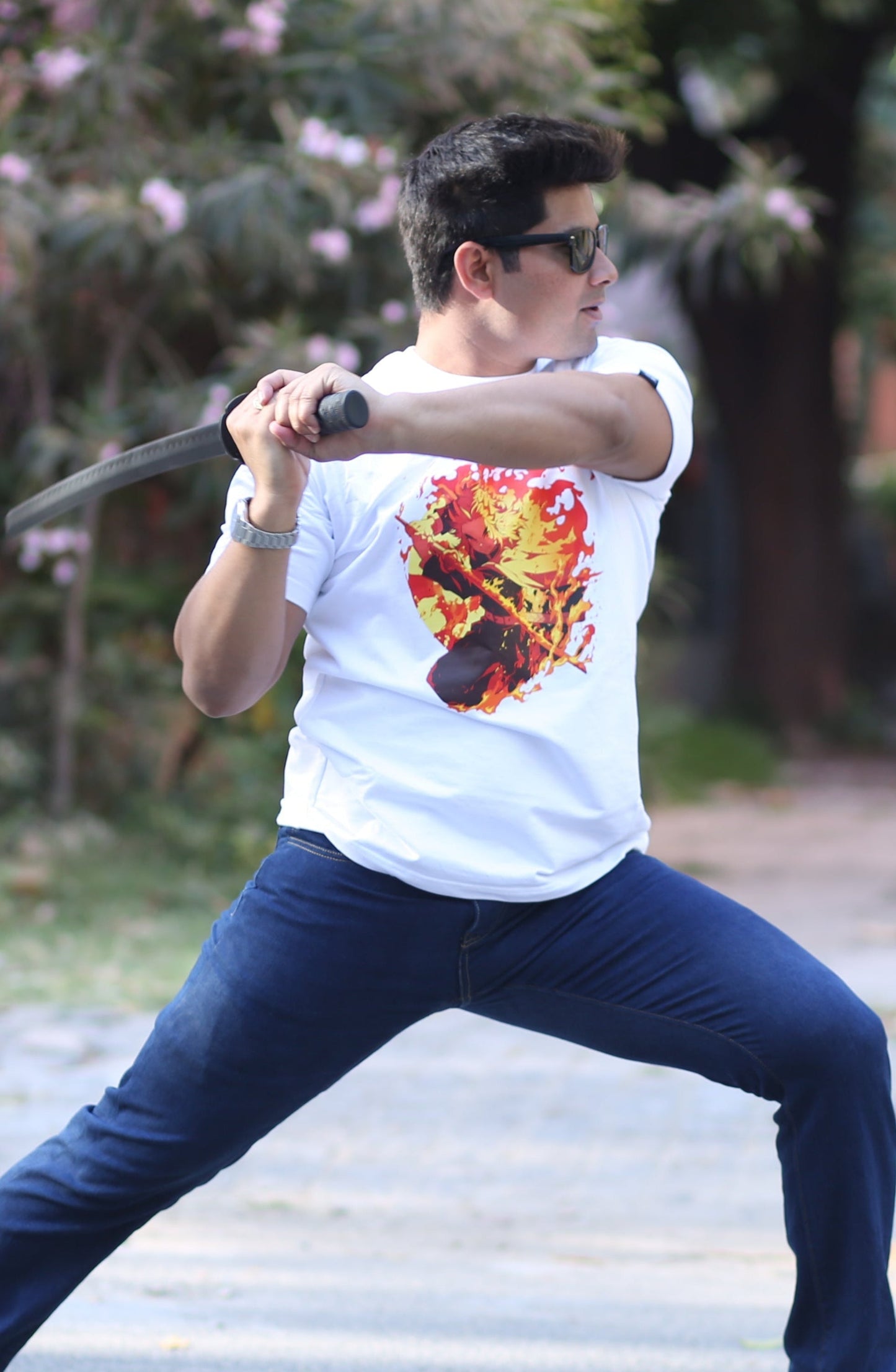 Demon Slayer Rengoku Oversized T shirt