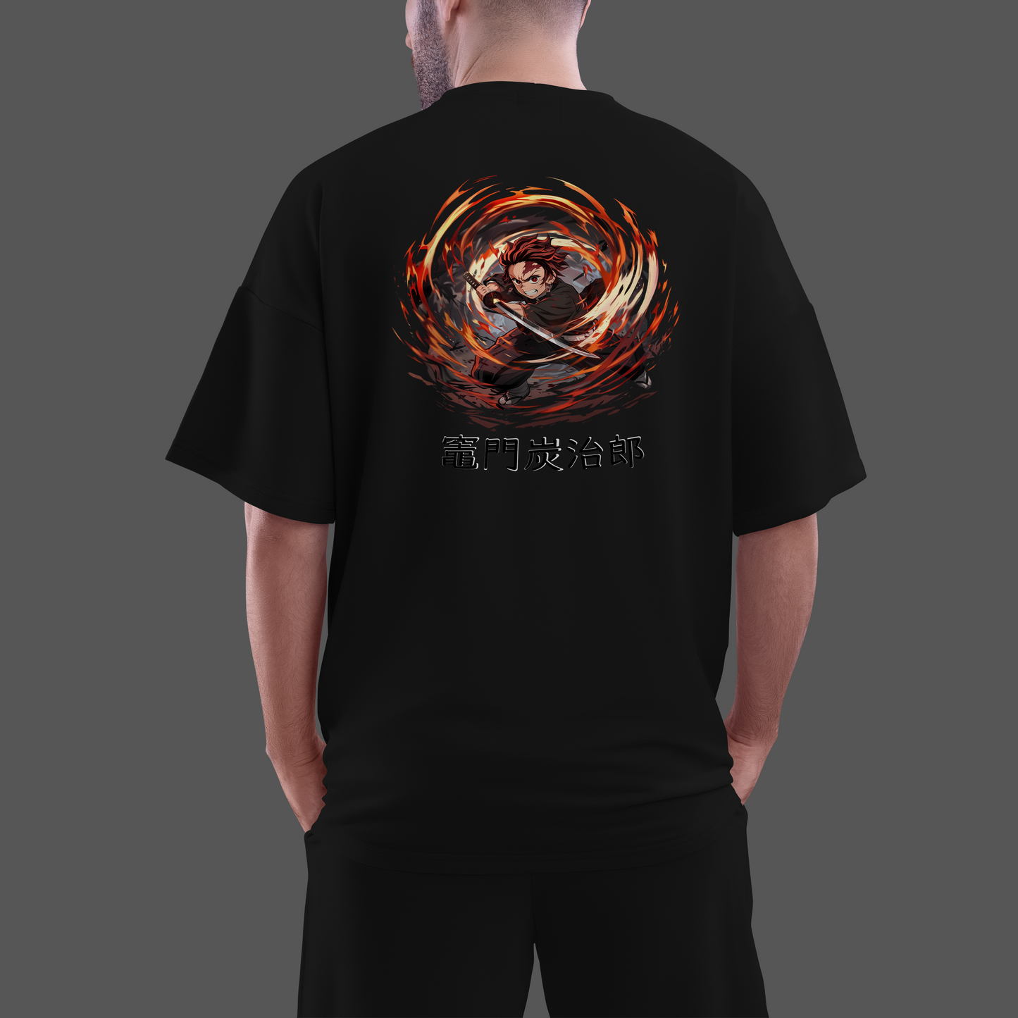 Demon Slayer Kamado Tanjiro Oversized T shirt