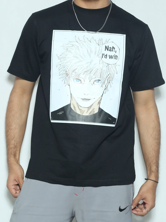 Gojo Nah, I'd win Oversized T shirt